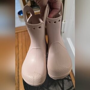 Crocs Kids' Handle It Rain Boots - 10 Little Kid - Quartz